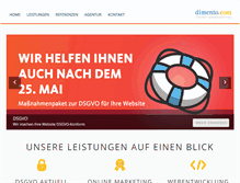 Tablet Screenshot of dimento.com